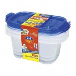 슈마켓 쿨라라 직사각 2L 반찬통 밀폐용기 보관용기 3P