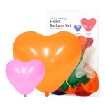 일반하트풍선세트 대 소 12입