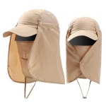 얼굴 풀커버 썬마스크 모자 여름 골프 스포츠 썬캡