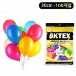 해피파티 풍선 일반 라운드 100개입 혼합