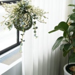 더가든 라벤더 볼 대 가랜드 조화 꽃 가렌더