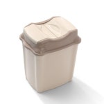 편리한 양문 스윙 휴지통 12L 화장실 업소용 인테리어 사각 대형 미니 빨래통 바구니 쥬비앙 스윙휴지통 12L