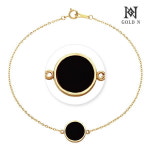 골드앤 골드앤 골드앤 위드 천연오닉스 팔찌 YG