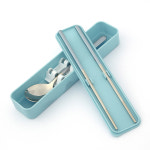 휴대용 숟가락 수저세트 케이스 수저통 2P