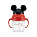 미키마우스 얼굴 스트로우 양손머그컵