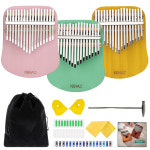 케나즈 올솔리드 컬러 플레이트 칼림바 17음계 KK20