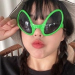 외계인 선글라스 인싸 소품 파티 관종템 안경
