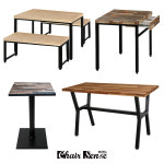 체어센스 체어센스 국산 앤트발 식탁 테이블 카페 식당 업소용 자연무늬 2인용 500X500