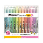 파워라인 마일드 형광펜 12색