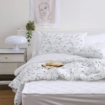 플로라 플로라 라벤더 모달코튼 차렵이불 베개커버세트