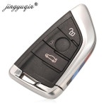 골든코인G Jingyuqin 4 버튼 스마트 카드 자동차 키 쉘 케이스 BMW 1 2 7 시리즈 X1 X5 X6 F 클래