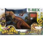 연기나는 티라노사우루스 어린이 공룡 장난감 인형