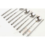 스텐레스 수저 세트 십장생 5인용