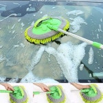 셀프 세차 탈부착 걸레 밀대 유리창 청소 도구