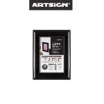 검정 벽부착 원터치 개폐식 스냅사진 액자 3R