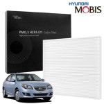 아반떼HD 하이브리드 현대모비스 에어컨필터 헤파필터