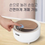 히트템 원터치 릴리 인테리어 탁상용 휴지통 쓰레기통 2리터