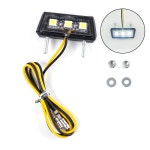 오토바이 후면 라이트 방수 12V LED 번호판 1PC