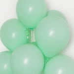 네오 50개입 장식 생일 파스텔 매트 파티 그린 WFFQ97R