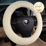 트랜디 천연양모 핸들커버 미니쿠퍼 양털핸들 겨울용