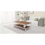 리젠우드H 세미스 1200 멀바우원목 쇼파테이블