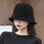 양털 버킷햇 심플 벙거지 겨울 뽀글이 모자 패션모자