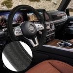 VIP VIP 천연소가죽 순정형 타공 자동차 핸들커버 370