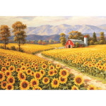 1000피스 풍경화 직소퍼즐 해바라기들판 PL1361