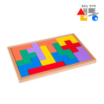 샘통 펜토미노 원목케이스 창의력 입체퍼즐 도형퍼즐