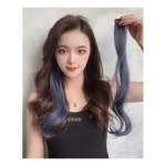 여자 웨이브 포인트 컬러 헤어피스 붙임머리 가발