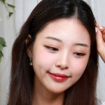 철사 스프링 물결 머리띠 남성 남여공용 세안 머리띠