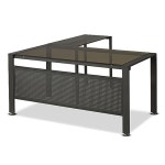 EU 유로 브론즈 유리 사무용책상세트 책상 직원용 ETD011