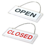 표지판 걸이용 양면 영업 안내 OPEN CLOSED U-18775
