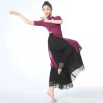 아란 무용 연습복 바지 와이드 입시 통넓은 치마바지 3컬러 기장100CM
