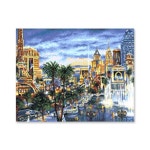 DIY 보석십자수 풍경 파리의밤 40X50