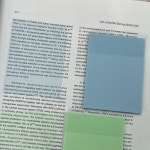 투명 컬러 스티커 메모지 70x95 포스티지 비치는종이