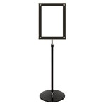 4741 스탠드꽂이A4 자석 원폴 아트사인