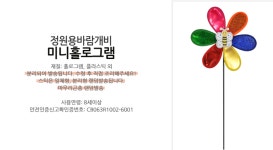 정원 야외장식 홀로그램 미니바람개비 홈파티용품