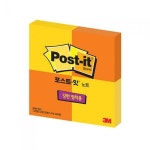 3M 포스트잇 슈퍼스티키 4패드 그리움노랑 점착식 메모지 51 51 90매 4 622-SSN