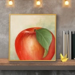 사과 풍수 그림 액자 돈들어오는 부자되는 50goldAL1
