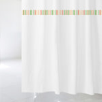 디자인수풀 샤워 커튼 북유럽 스타일 sc614 L 1800 x 1880 스테인리스 고리 12p 1세트
