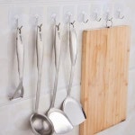 무타공 벽걸이 욕실 소품걸이 주방 도구 고리