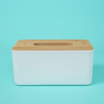 고급스러운 원목 사각 티슈 휴지 케이스