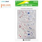 유니온 스티커 라인 축하 1매입 UL-1007