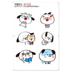 꾸밈인스 꾸밈인스스티커 댕댕이의하루 대형 30 A1123
