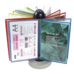 로타리스탠드 A4 20P 1개 GWM 카드케이스 안내판 카드스텐드 안내표지판 아크릴안내판