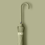 손잡이 각인 인쇄 16살대 파스텔 자동 장우산