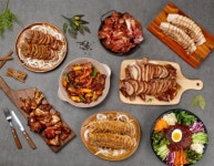 정성담은푸드 독일식 통족발 왕족발 캠핑 슈바인학센 700g 소스