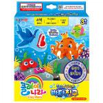 종이나라 클레이나라 유아 아기 클레이점토 컬러점토 바다친구 칼라점토