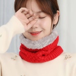 여성 겨울 퍼목도리 니트 넥워머 방한 기모 목토시